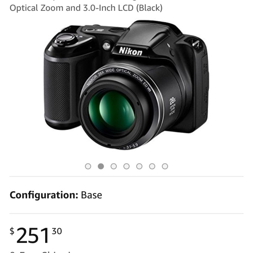 Nikon Coolpix L340. Negotiable.